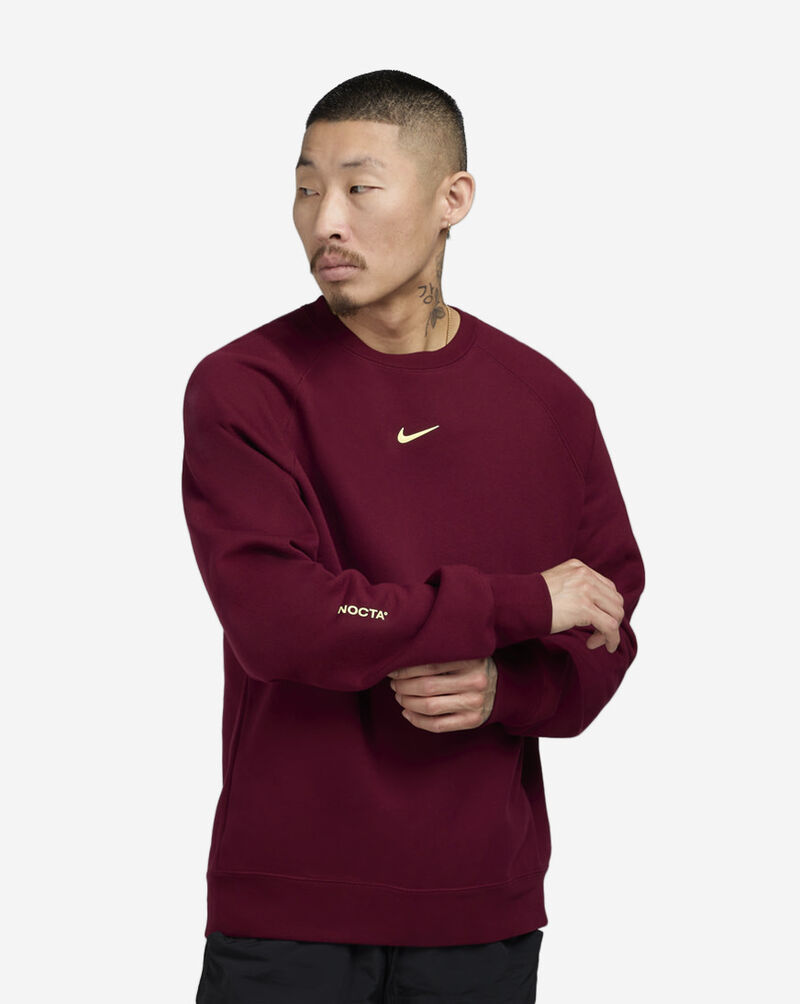 Nike NOCTA Fleece CS Crew FN8160-638 Red 1