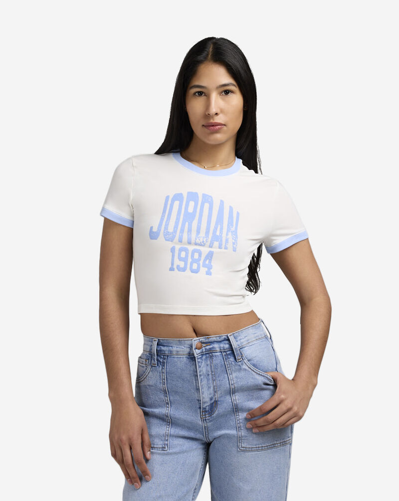 Jordan Cropped Graphic T-Shirt HJ0196-133 White 1