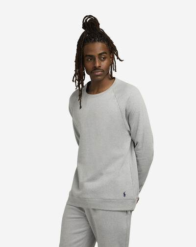 Brushed Fleece Raglan Crew