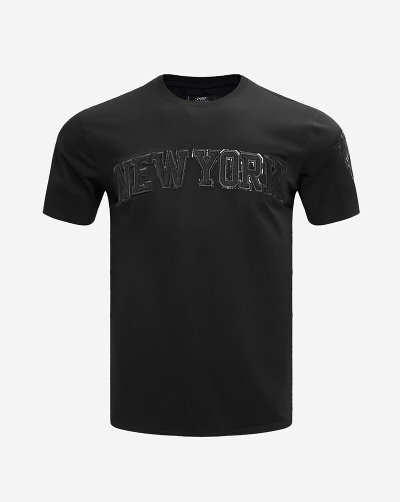 PRO STANDARD New York Knicks Triple Black Tee BNK153439-BLK Black 1