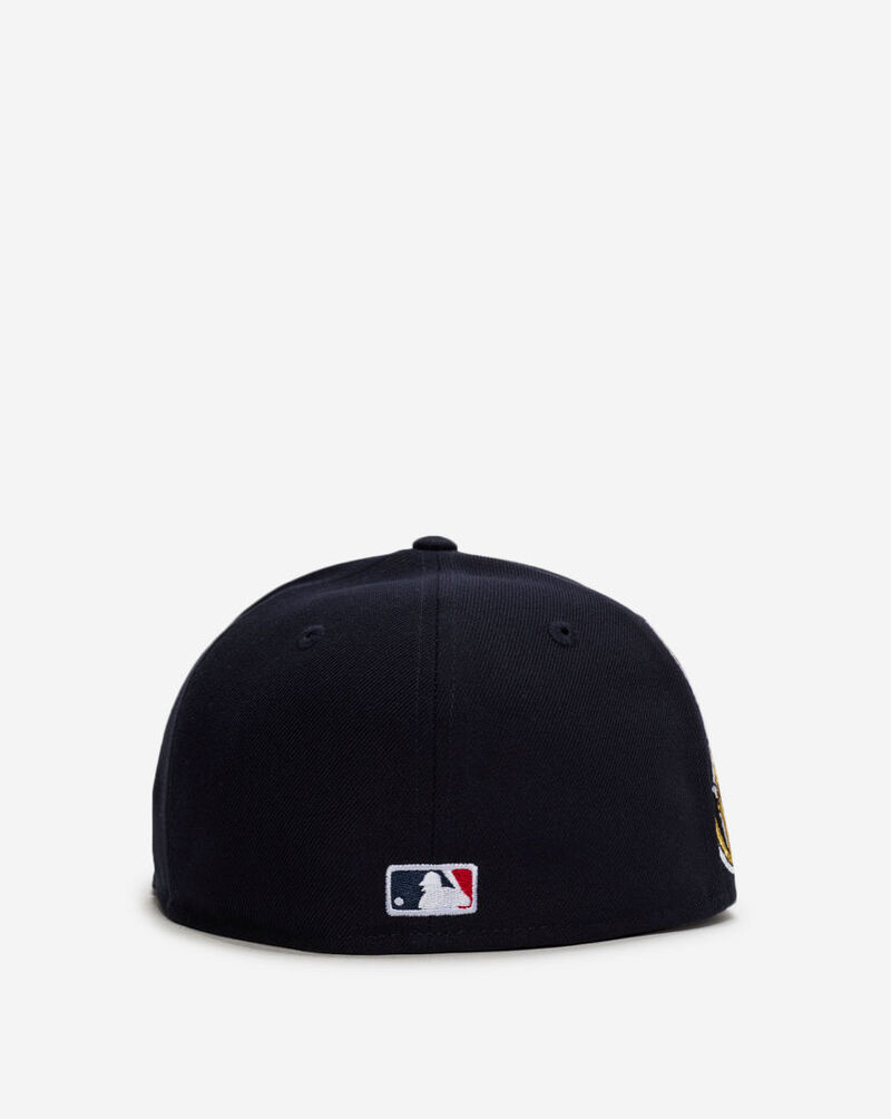 New Era 59Fifty Atlanta Braves Hidden Hit Fitted Hat 60803266 Blue 3