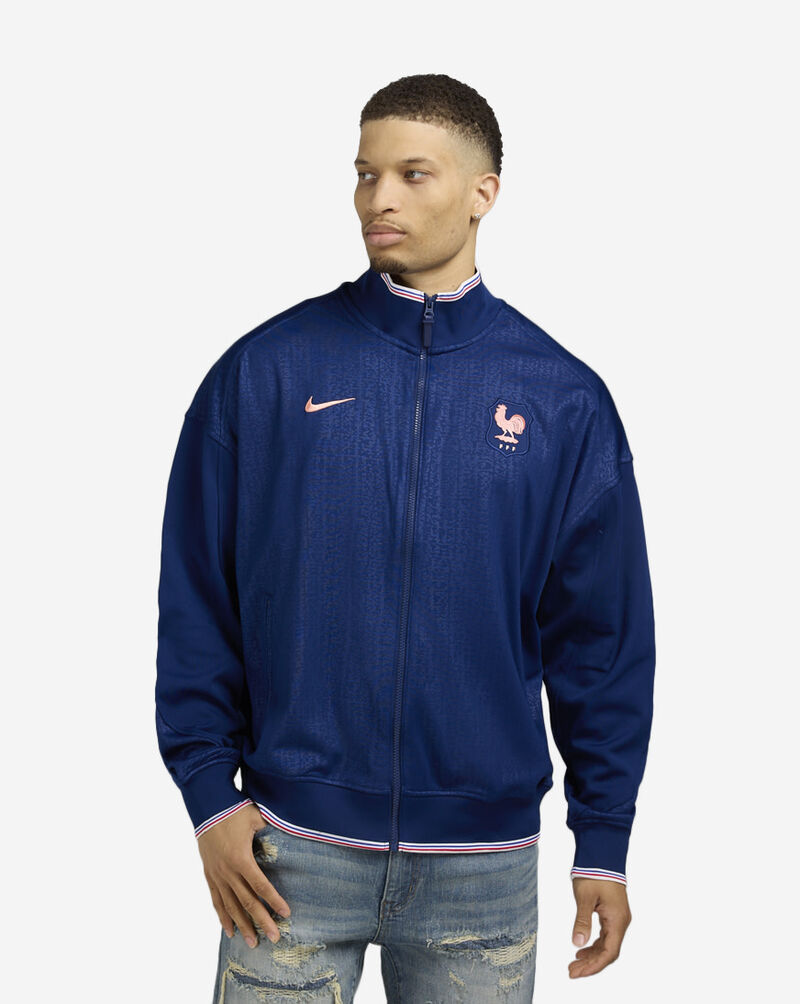 Nike FFF Academy Pro Soccer Anthem Jacket FZ9390-492 Blue 1