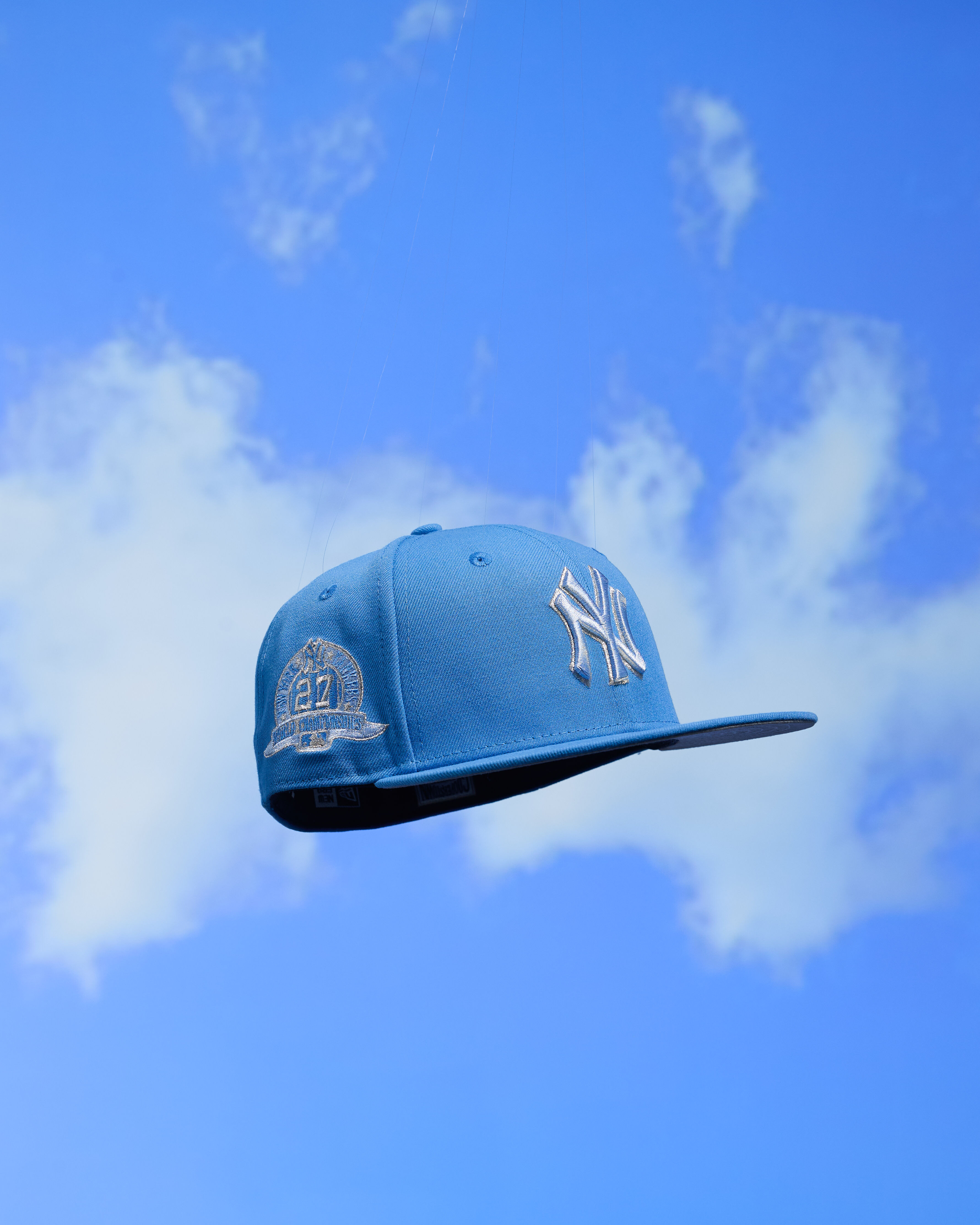 Shop New Era 59Fifty New York Yankees Fitted Hat 71015704 blue