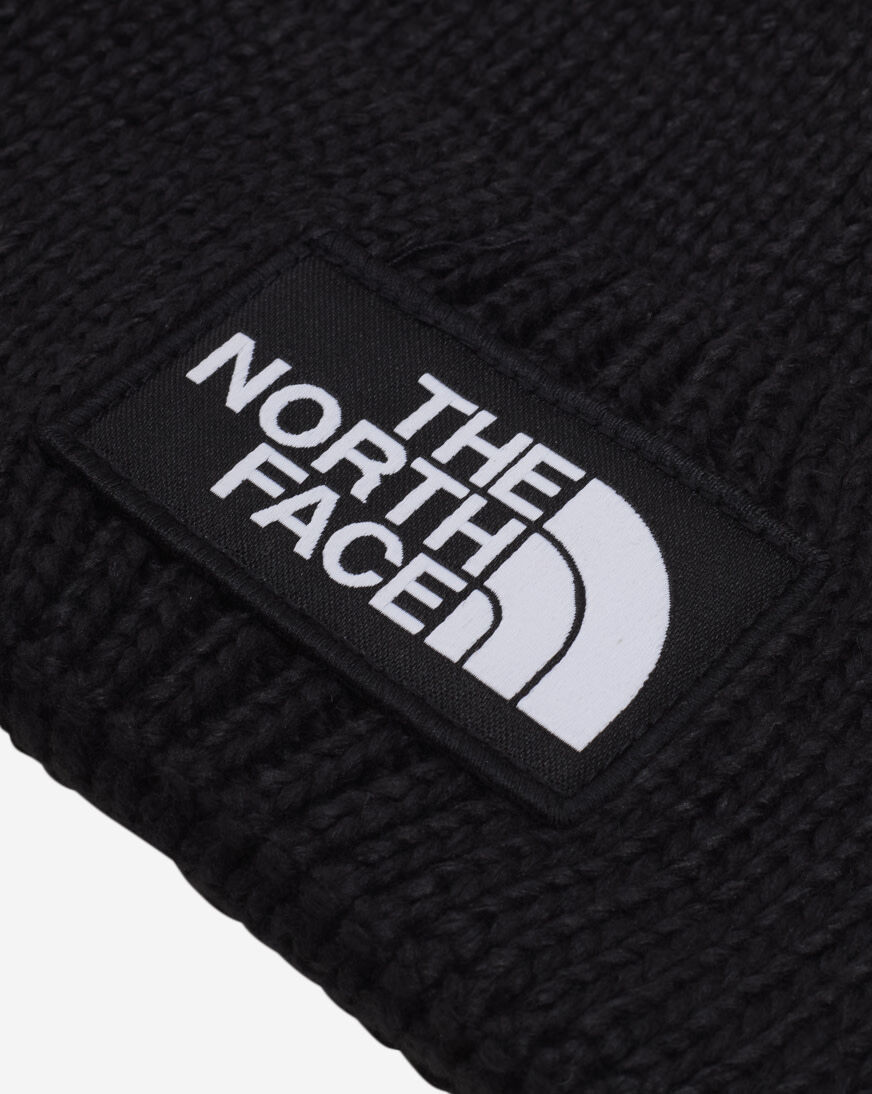 Shop The North Face TNF Logo Box Cuffed Beanie NF0A8CHE-JK3 black