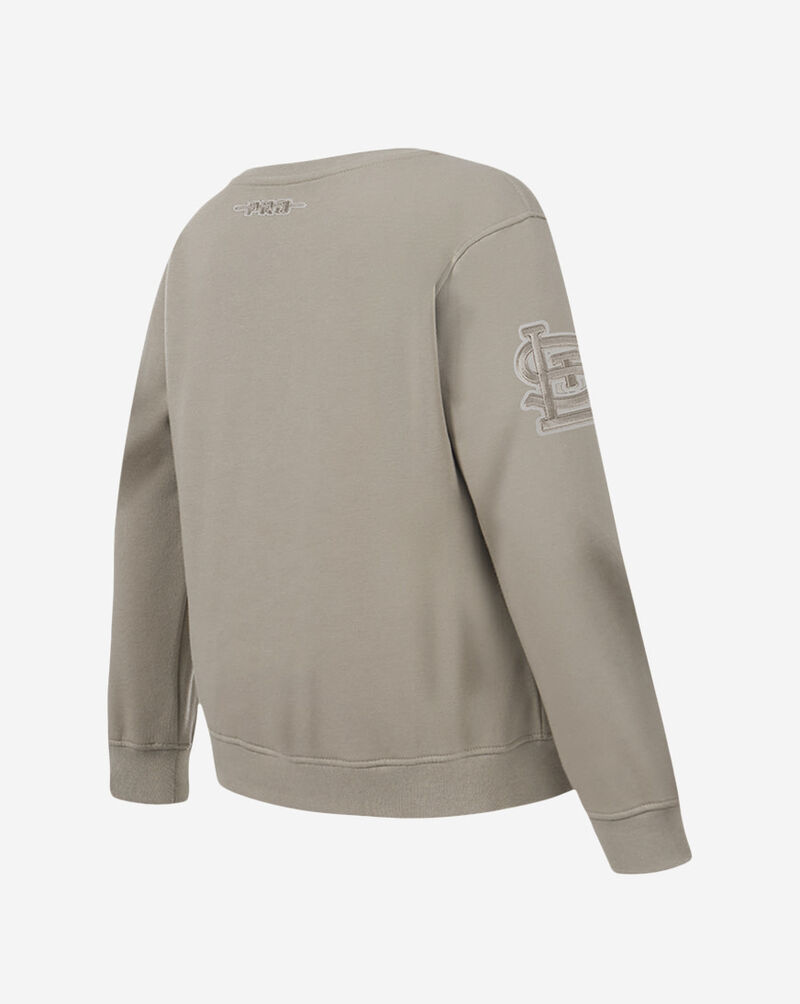 PRO STANDARD Big Boys' St. Louis Cardinals Neutral Fleece Crewneck LSCB5315017-TAU Beige 3