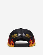 Field Grade Final Ride Flames Distressed Twill Mesh Trucker Hat 1005447 Green 3