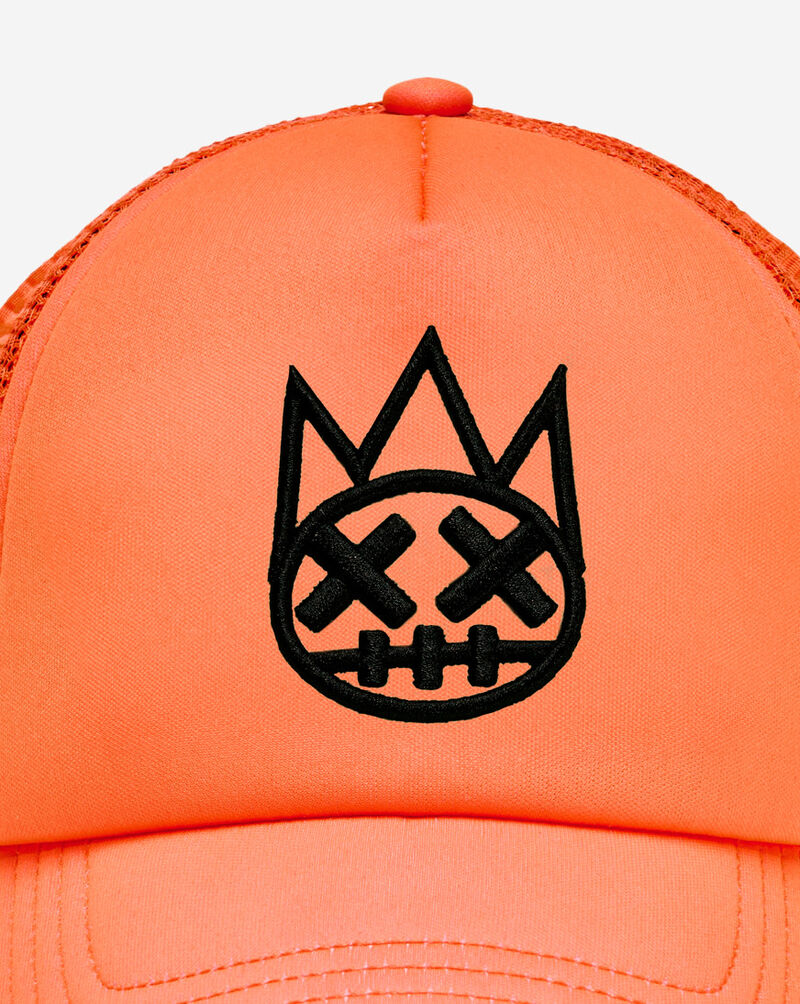 Cult of Individuality Clean Shimuchan Logo Mesh Back Trucker Hat 624B10-CH49 Orange 2