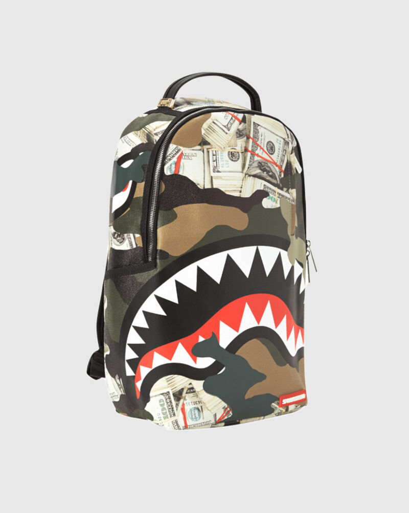 Sprayground Camo Money Shark Backpack 910B2202NSZ Camo 2