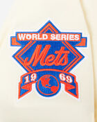Big Boys' New York Mets Retro Classic Striped Rib Tee