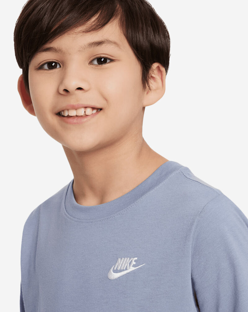 Nike Big Kids' NSW Futura Tee AR5254-495 Blue 3