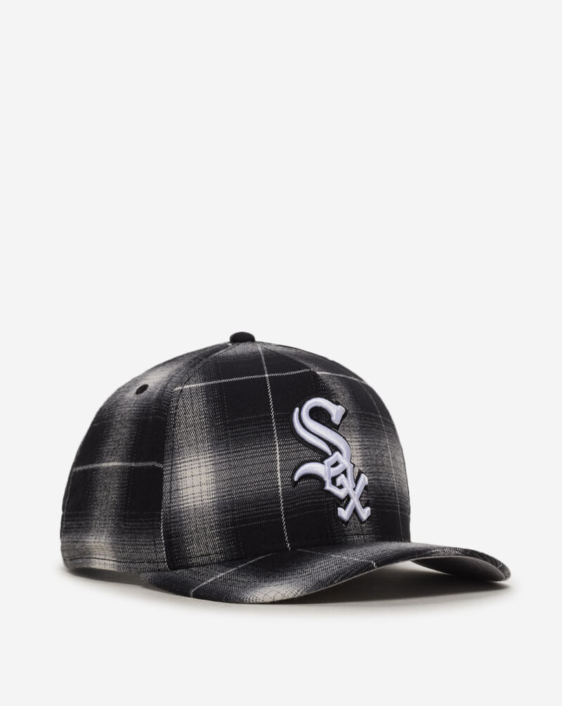 New Era 9Fifty Chicago White Sox A-Frame Plaid Snapback Hat 60833846 Black 1
