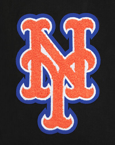 New York Mets Classic Chenille Double Knit Full-Zip Hoodie 