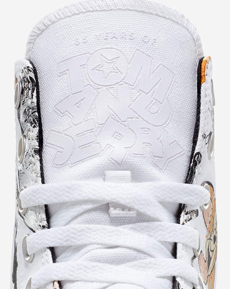 Converse Grade School Tom and Jerry Chuck Taylor All Star HI A15112CJ White 8