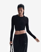 Nike NSW Chill Crop Knit T-Shirt HQ1702-010 Black 1