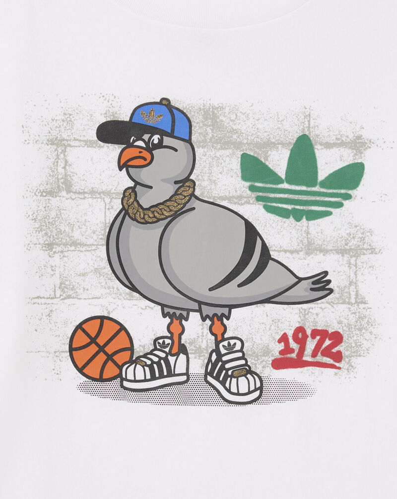 adidas Kids' Pigeon Tee OA03729-AW14 White 2