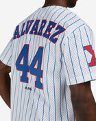 Mitchell  Ness Cuban Stars Yordan &Aacute;lvarez Authentic Batting Practice Pinstripes Jersey JY19330-CUSWHMB White 4