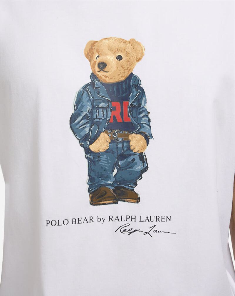 Polo Ralph Lauren Denim Bear Tee 710854497038-WHT White 3