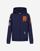 PRO STANDARD Big Boys' Detroit Tigers Classic Fleece Full-Zip Hoodie LDTB5315034-MDN Blue 1