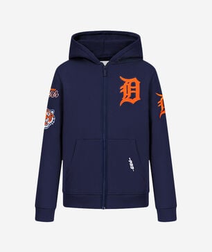 Big Boys' Detroit Tigers Classic Fleece Full-Zip Hoodie