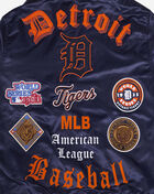 Detroit Tigers Old English Rib Satin Jacket