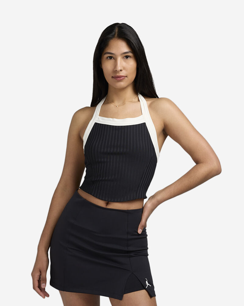 Jordan Poolside Halter Top HJ0052-010 Black 1