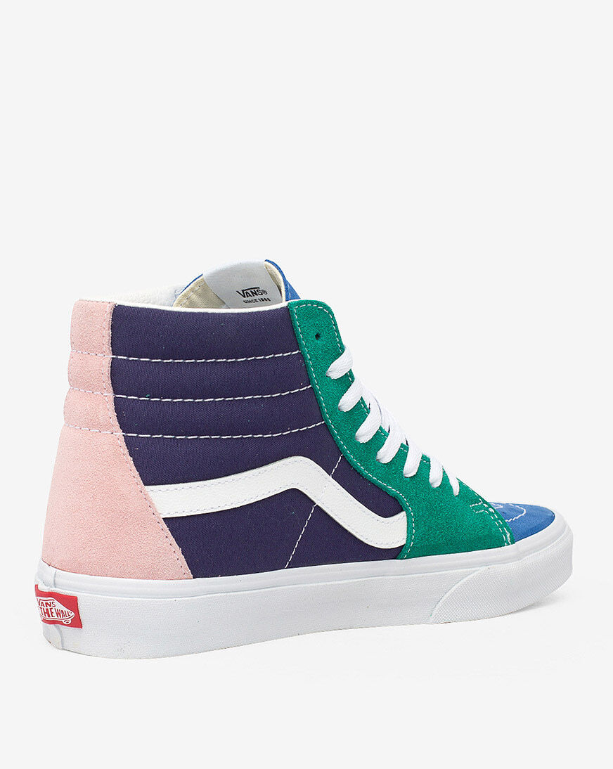 high top vans green