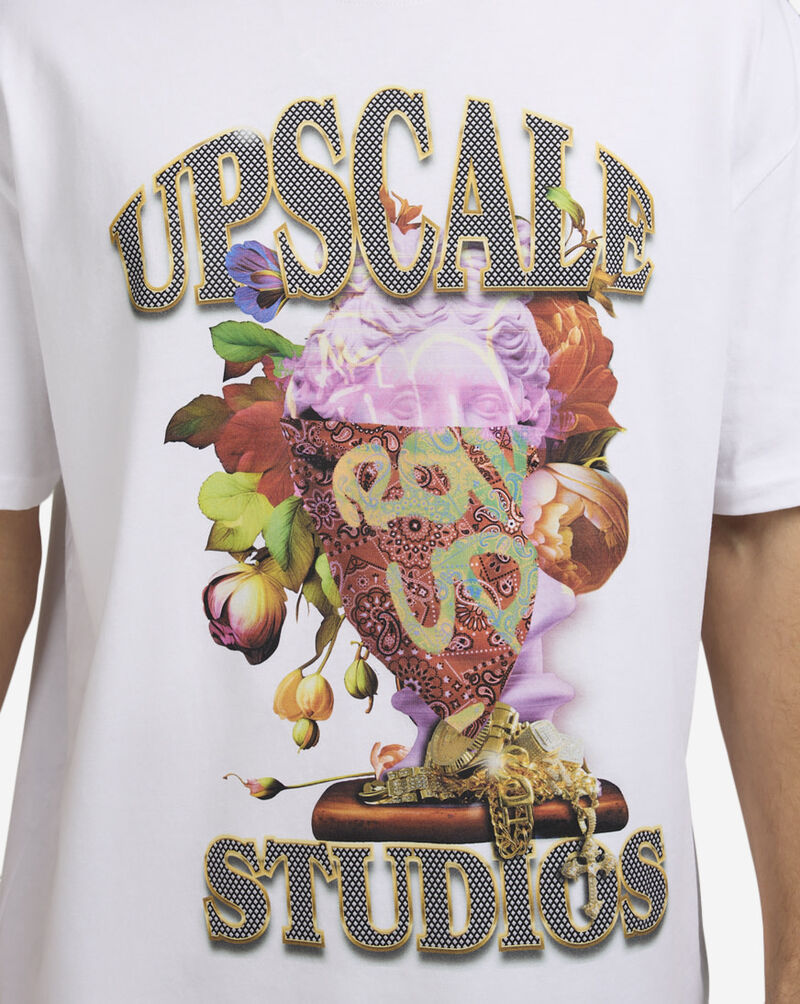 Upscale Bling Bust Tee MTUS223-00220 White 3