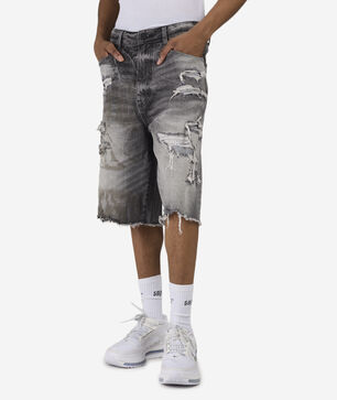 Skater Fit Denim Shorts