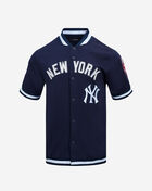 PRO STANDARD New York Yankees Short Sleeve Classic Warm Up Jacket  LNY1314594-MDN Blue 1