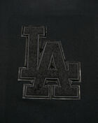 Los Angeles Dodgers Triple Black Cropped Pullover Hoodie 