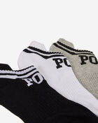6-Pack Double Bar Polo No Show Socks