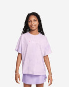 Nike Big Kids' Tie Dye Swirl Graphic T-Shirt HQ2348-537 Purple 1