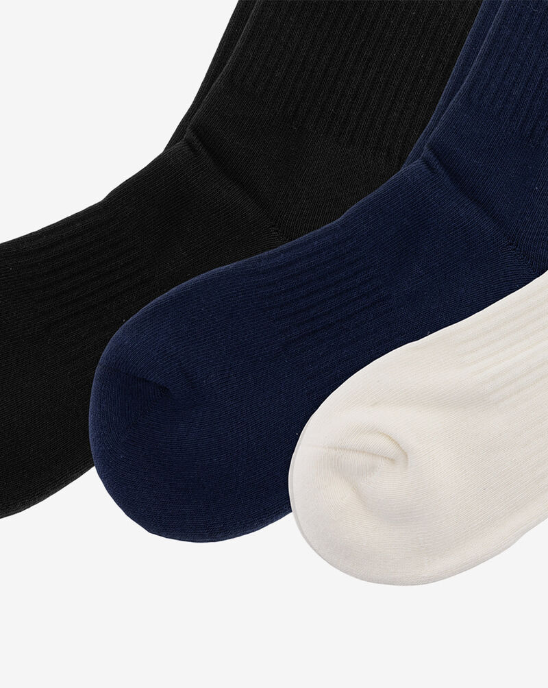 Polo Ralph Lauren Double Logo 3Pk Crew Socks (L) 821654PK-110 Multi 3