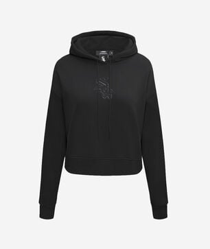 Chicago White Sox Neutral Cropped Pullover Hoodie