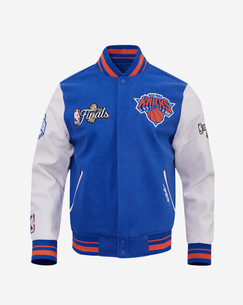 PRO STANDARD New York Knicks Championship Wool Varsity Jacket BNK6517766-ROR Blue 1