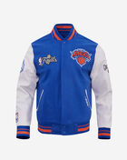 PRO STANDARD New York Knicks Championship Wool Varsity Jacket BNK6517766-ROR Blue 1