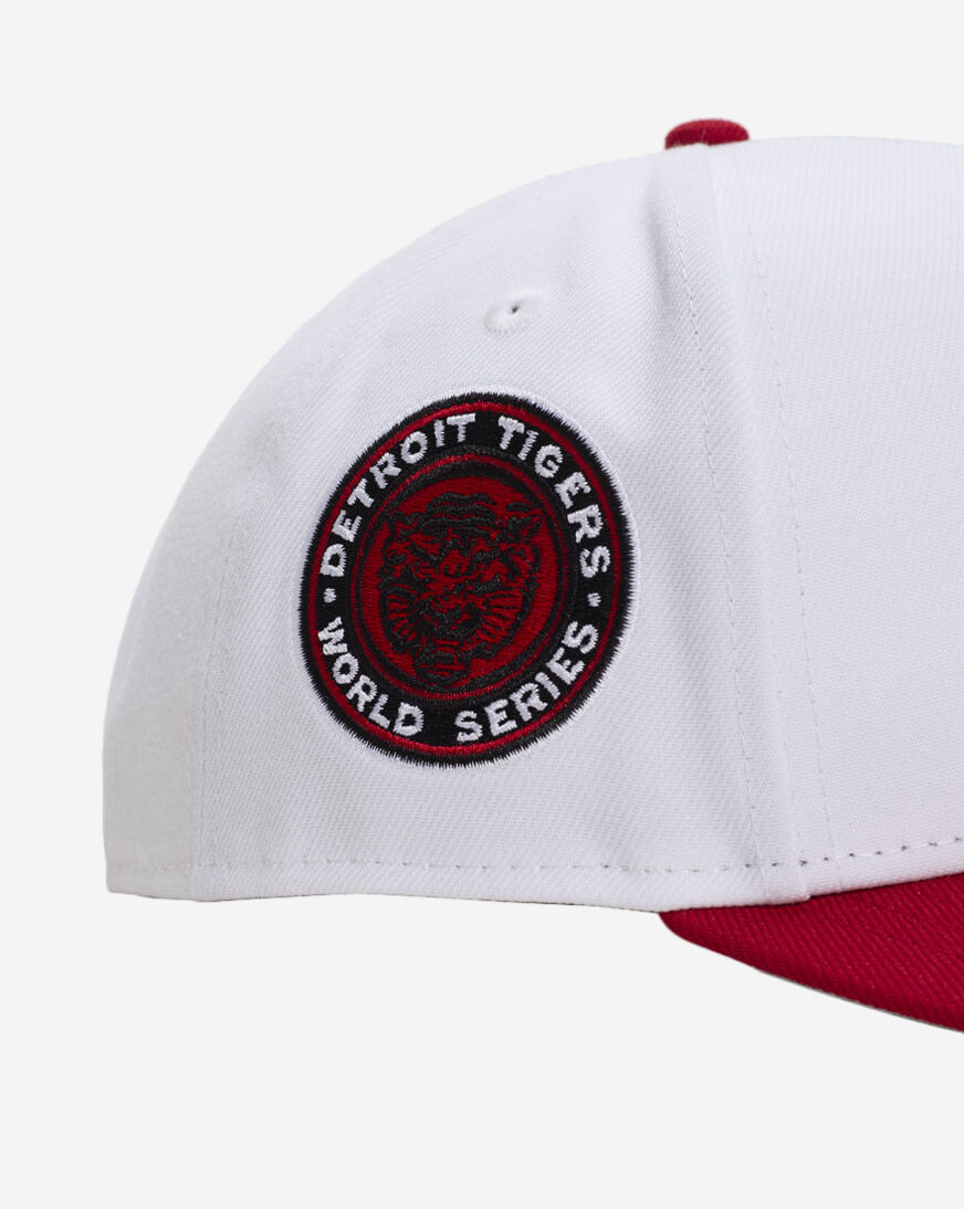 Shop New Era 9Fifty Detroit Tigers Fire Red A-Frame Snapback