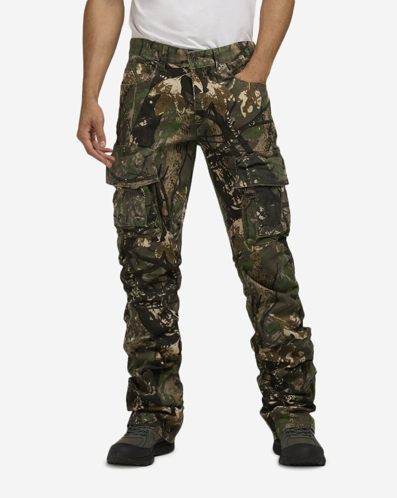 Decibel Camo Stacked Cargo Pocket Pant JP24744SNZ-CAM Green 1
