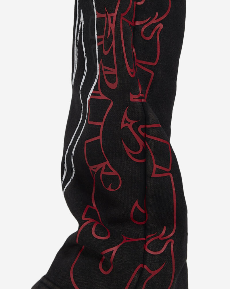 Smoke Rise Field Stacked Fleece Pants FP25559SNZ-RED Red 3