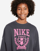 Nike Big Kids' NSW Trend Fleece Crew FZ4722-060 Grey 4