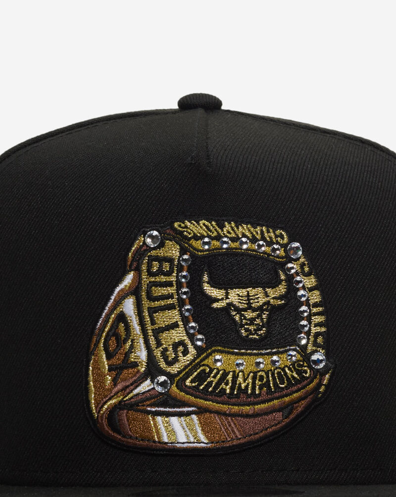 New Era 9Fifty Chicago Bulls Ring A-Frame Snapback Hat 60799809 Black 2