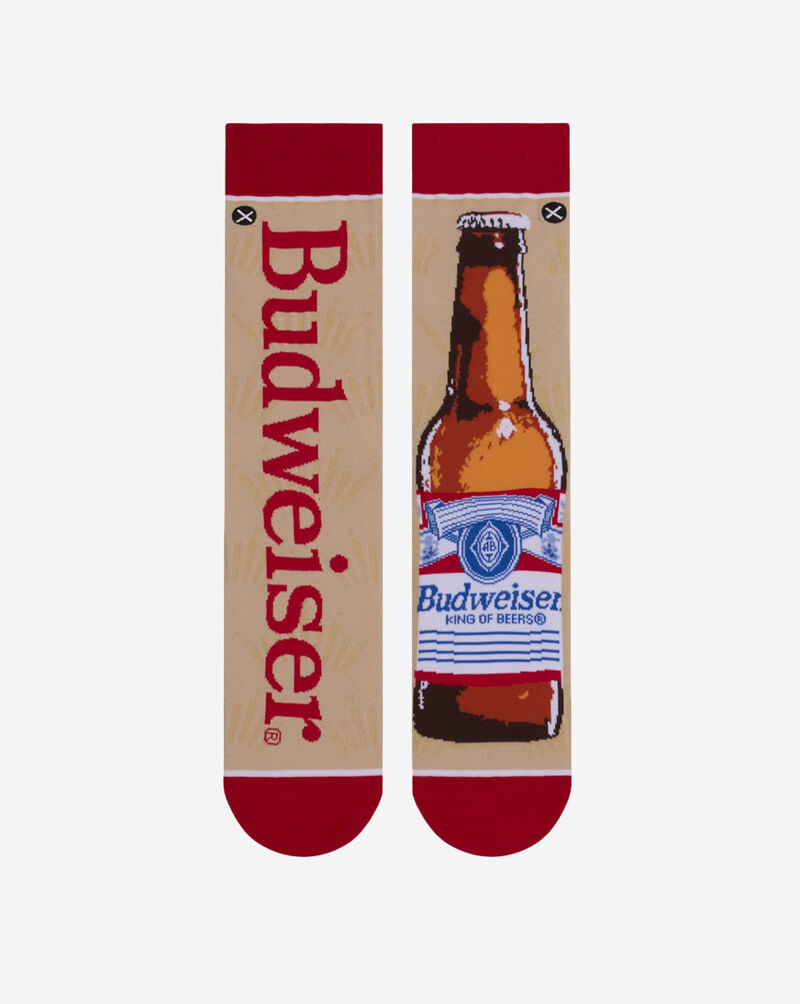 Odd Sox Budweiser Split Crew Socks (L) 39866MONCD Multi 3