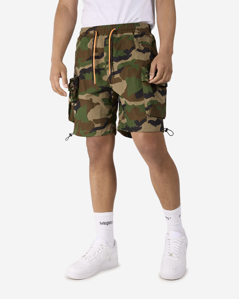 Smoke Rise Nylon Cargo Shorts WS24288SN-CAM Camo 1