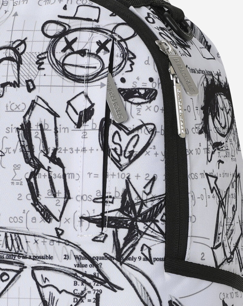 Sprayground Doodles Over Math Homework Backpack B8665 Multi 2