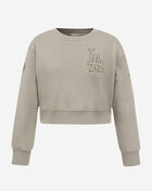 PRO STANDARD Little Girls' Los Angeles Dodgers Neutral Fleece Crewneck LLDBC315038-TAU Beige 1