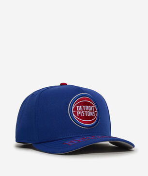 9Fifty Detroit Pistons Visor Scripts A-Frame Snapback Hat