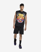 Von Dutch Flames Foil Muscle Tank 4VND9B7773-BLK Black 4