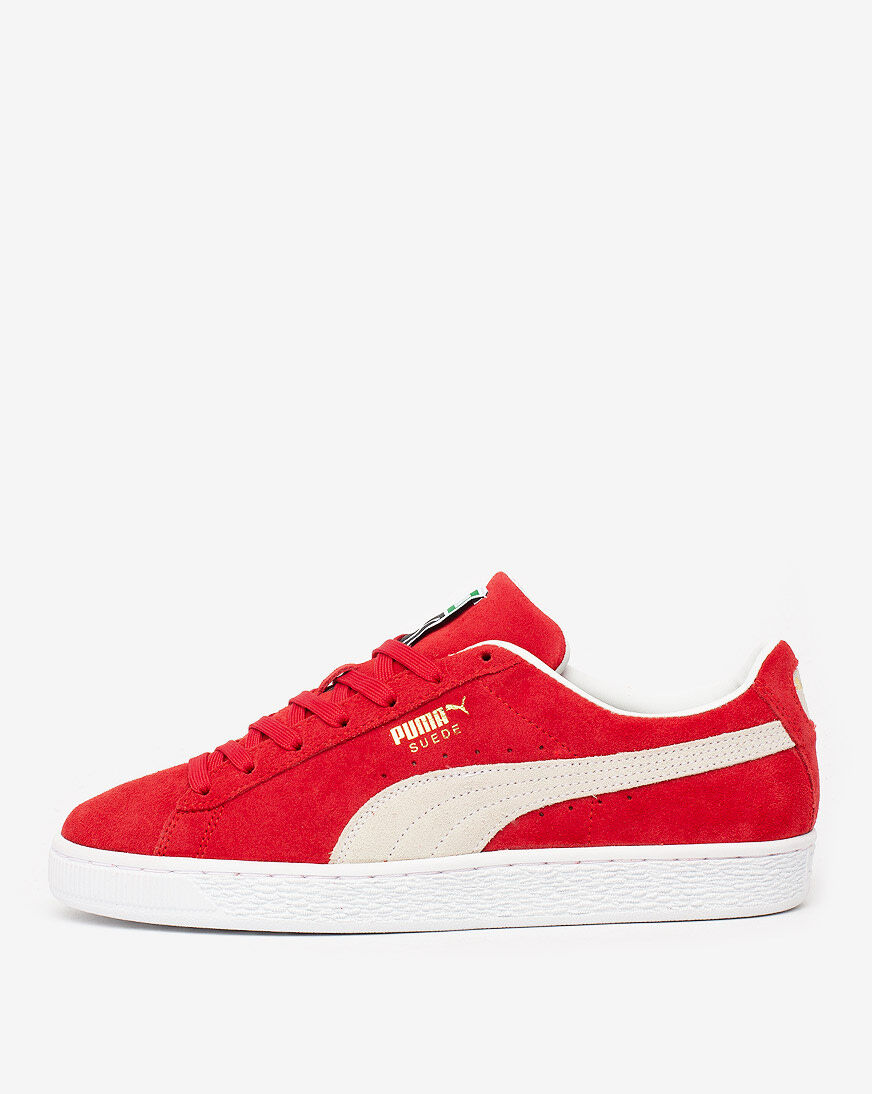 red puma suede size 6