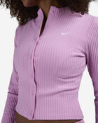 Nike NSW Chill Knit Slim Wide-Ribbed Cardigan IF0234-503 Pink 3