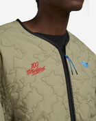 adidas adidas x 100 THIEVES All-Over Print Quilt Full-Zip Hoodie JM3257 Grey 3